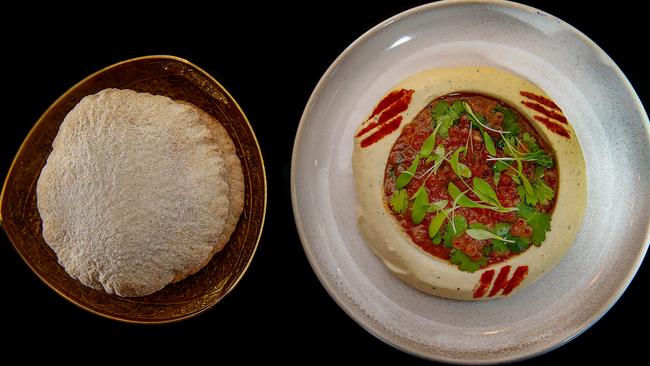 Bar Saracen was famous for its hummus. Picture: Ian Currie