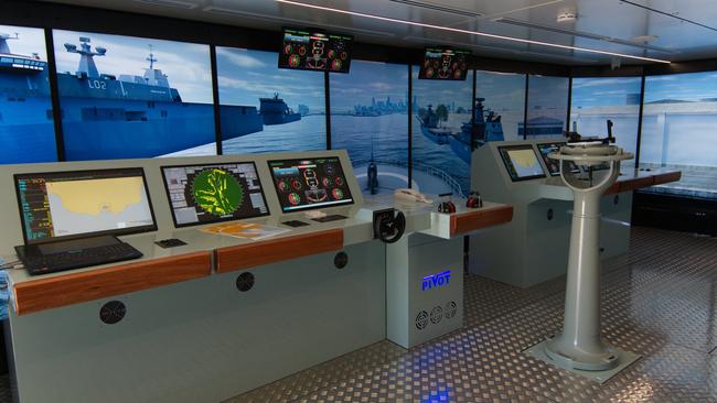 Pivot Maritime International's 40ft Container Simulation System, which counts the Royal Australian Navy as a customer and won an industry award. Picture: Supplied