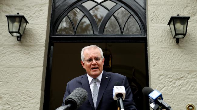 Prime Minister Scott Morrison is heading to the climate summit in Glasgow. Picture: Brendon Thorne/Getty Images