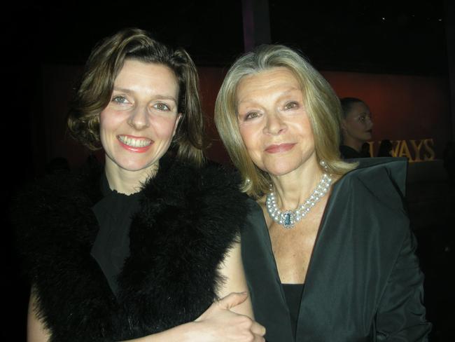 Allegra Spender and her late mother Carla Zampatti.