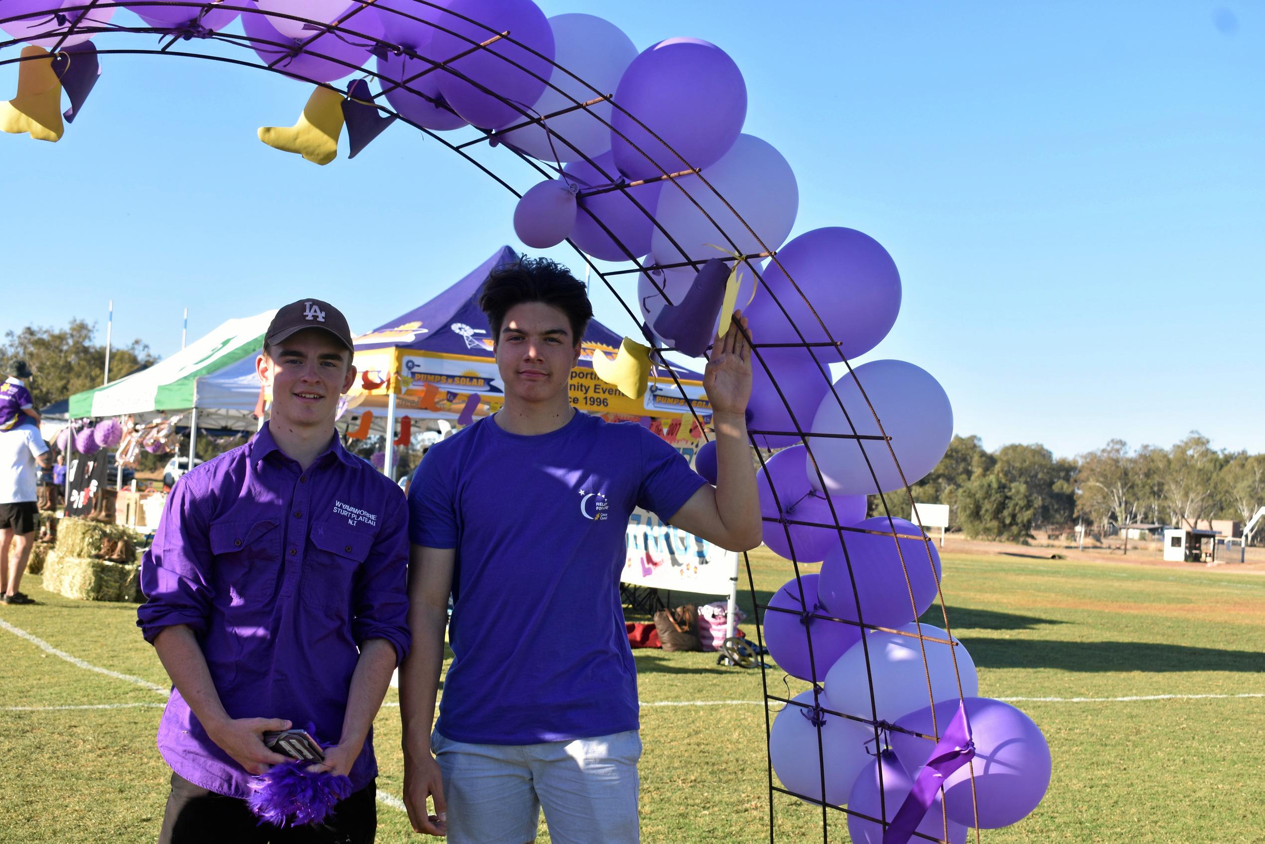 Cody Richardson and Beau Cash from Up Til Dawn. Picture: Ellen Ransley