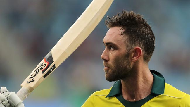 Glenn Maxwell may be the answer to Australia’s lack of firepower. Picture: Mahmoud Khaled/AFP