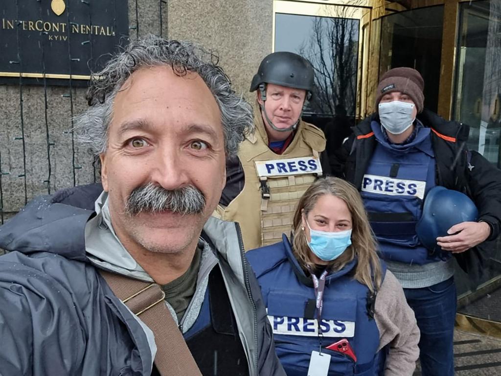 Cameraman Pierre Zakrzewski (left) was killed in the March 14 attack. Picture: Fox News/ AFP