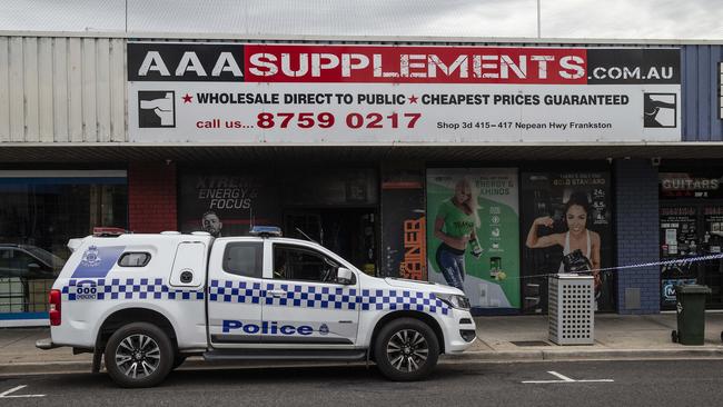 AAA Supplements in Frankston. Picture: Sarah Matray