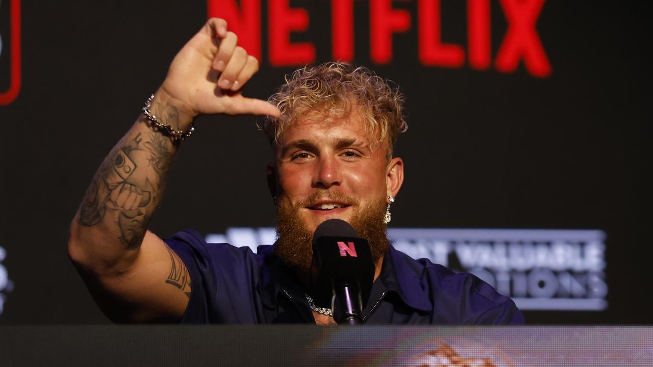 Jake Paul says the show will go on. (Photo by Sarah Stier/Getty Images for Netflix)