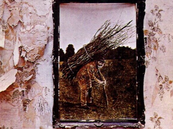 The cover of the album commonly known as Led Zeppelin IV.