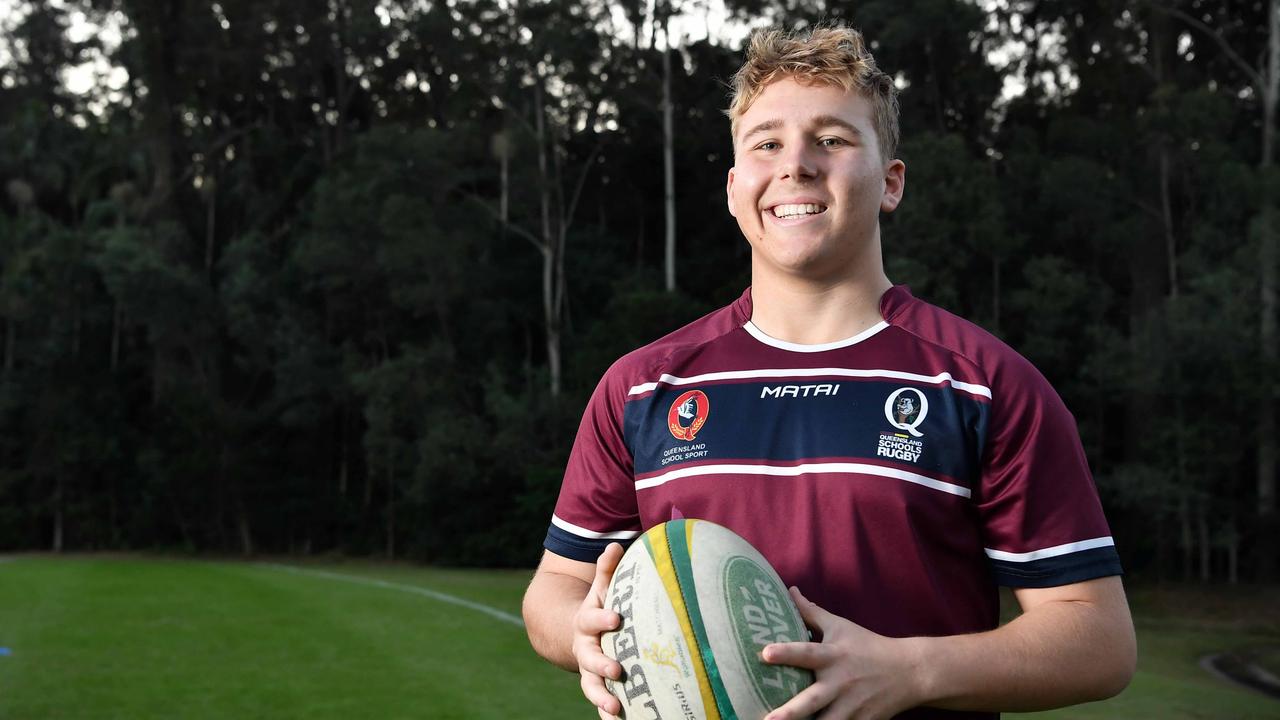 Josh Barlow has been selected in the Australian Barbarians Schoolboy rugby union side. Picture: Patrick Woods.