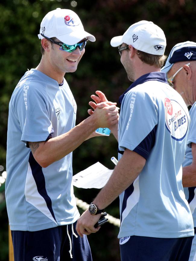 Clarke and Hughes at the SCG