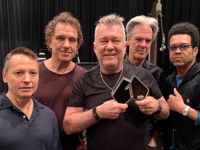 Cold Chisel get an ARIA No.1 award for Blood Moon. Picture Supplied.