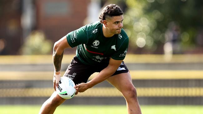 Latrell Mitchell is fit and ready to go against Parramatta on Saturday night. Picture: Brendon Thorne/Getty Images