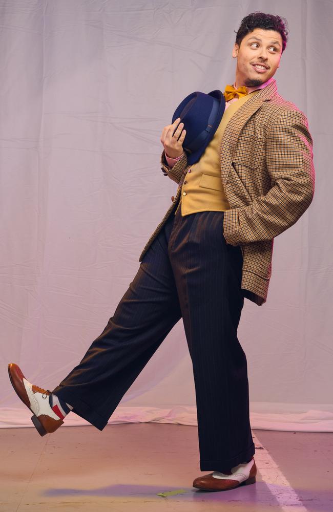 Jason Arrow in Guys and Dolls. Picture: Eugene Hyland