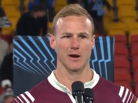 Cherry-Evans isn't used to that kind of reception at Suncorp Stadium. Photo: Channel 9