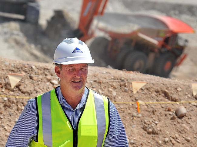 PUBLICATION; AUSTRALIAN NEWSPAPER.  STORY SARAH-JANE TASKER. DATE 21/10/2014 PHOTOGRAPHER PAUL MATHEWSWhitehaven Coal's Maules Creek coal mine media tour. PORTRAIT OF MARK VAILE, CHAIRMAN OF THE BOARD OF WHITEHAVEN MINES AT MAULES CREEK.