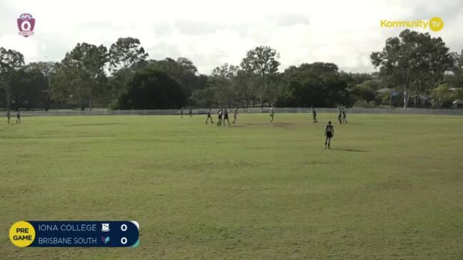 Replay: AFL Queensland Schools Cup SEQ quarter finals - Iona College v BSSSC (Junior Male)