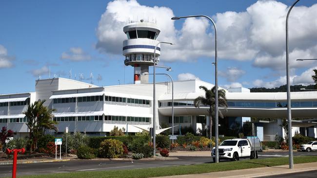 The Cairns Airport air traffic control tower. Since February, there have been 127 instances of airspace and air traffic tower closures around the country, compared to 107 for the whole of 2021. Picture: Peter Carruthers