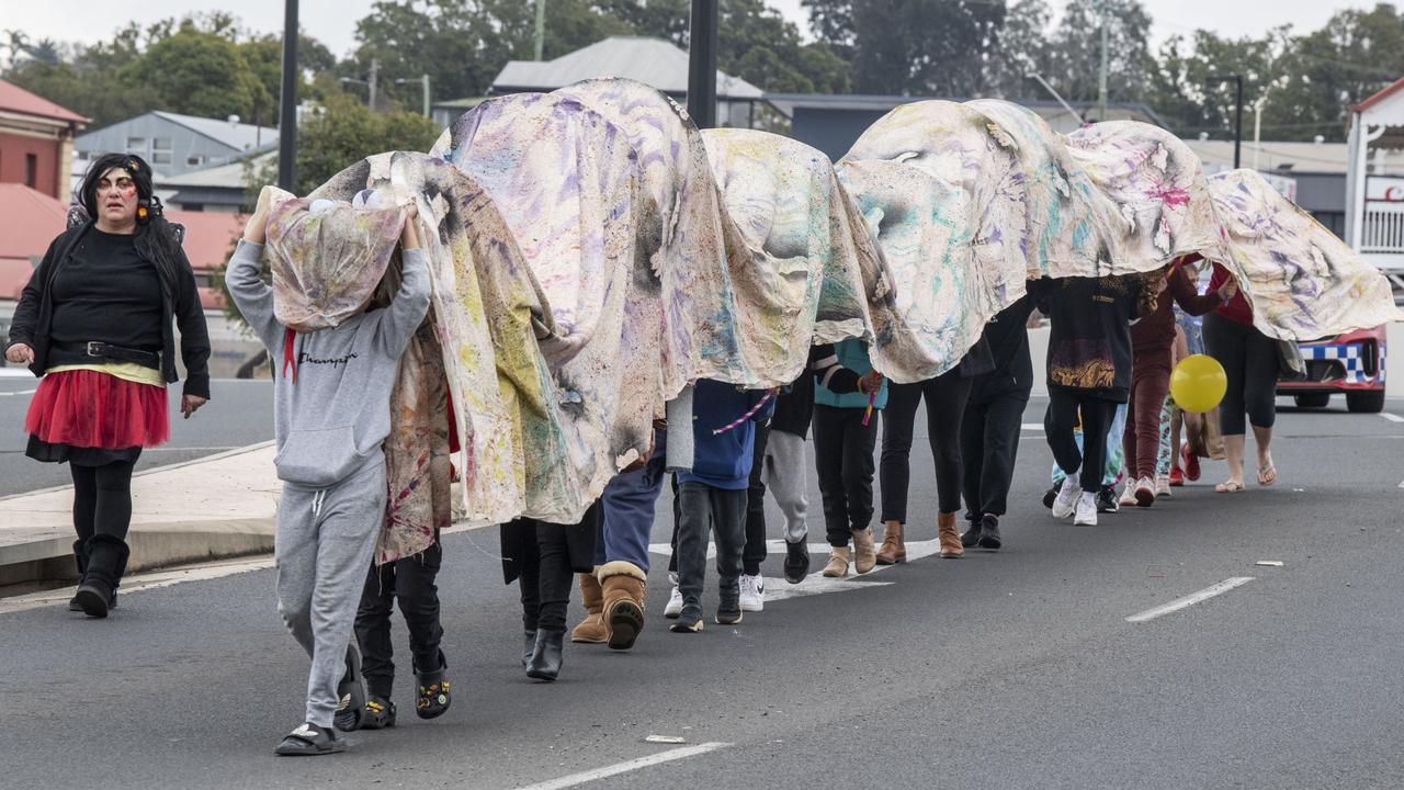 NAIDOC Week march in Toowoomba. Monday, July 4, 2022. Picture: Nev Madsen.