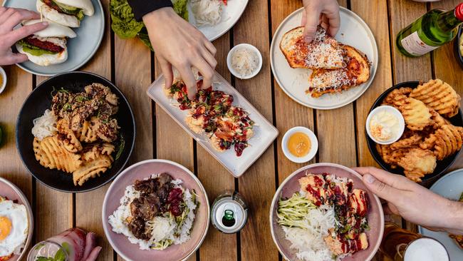 Traditional Korean barbecue combined with modern tapas is on offer at new Anju Food. Picture: Dearna Bond/DarkLab