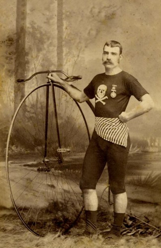 James Joseph Mullins won the prestigious Austral Wheelrace in 1889. Picture: Supplied.