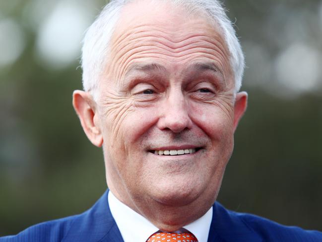 23/11/2017: Prime Minister Malcolm Turnbull, at Macquarie University Train Station, Macquarie Park, in Sydney on Tuesday. Hollie Adams/The Australian