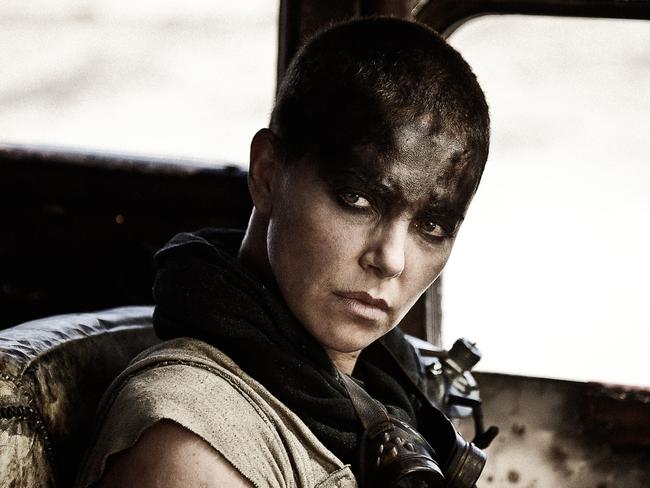 Charlize Theron as Imperator Furiosa in Mad Max: Fury Road.