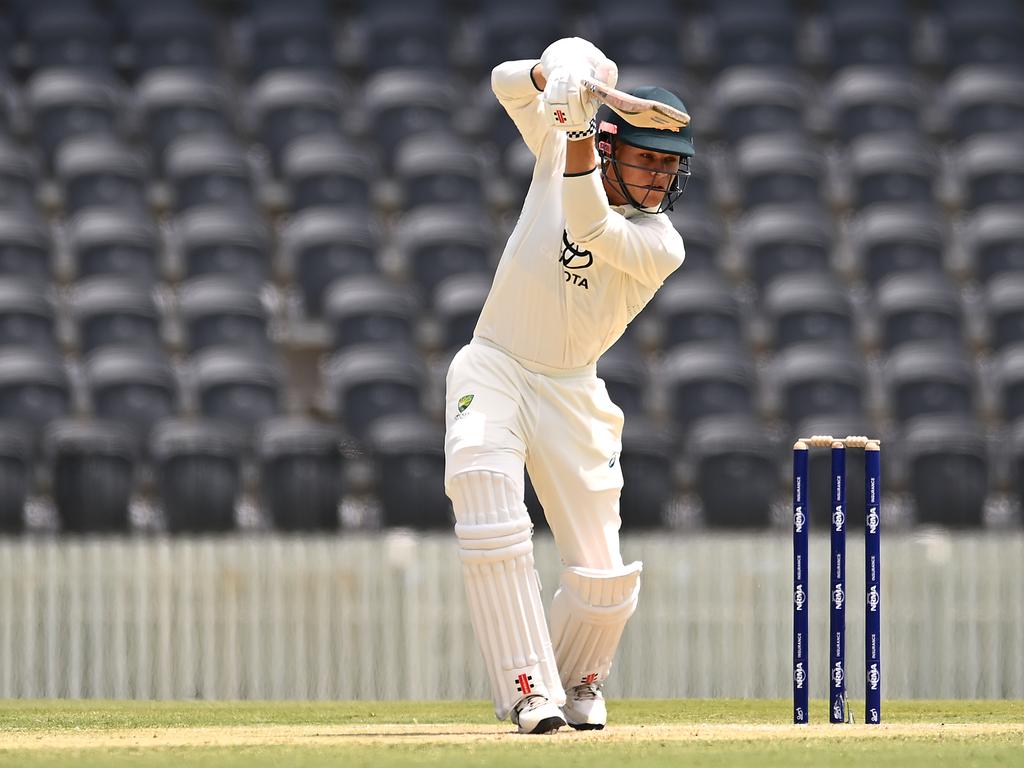 Cooper Connolly bats for Australia A. Picture: Getty Images