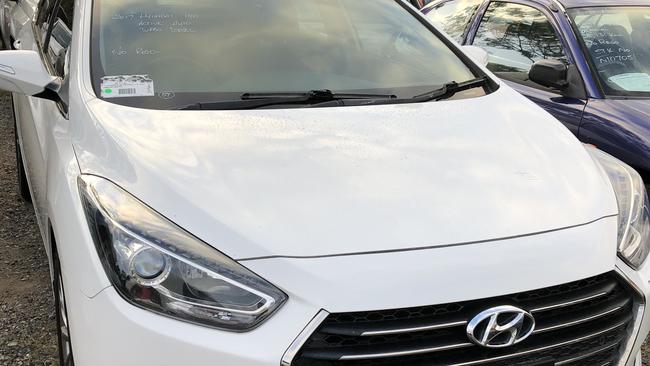 A 2017 Hyundai i40 rounds out the top five cars available at the Bartons clearance sale.