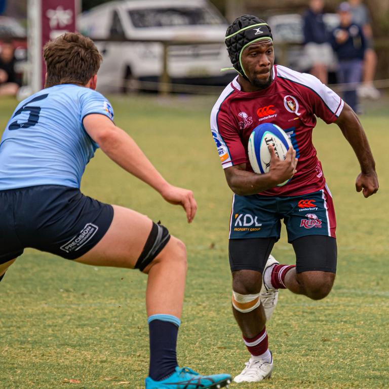 Dan Malum. Super Rugby Under-19s action between the Reds and Waratahs. Picture courtesy of James Auclair.