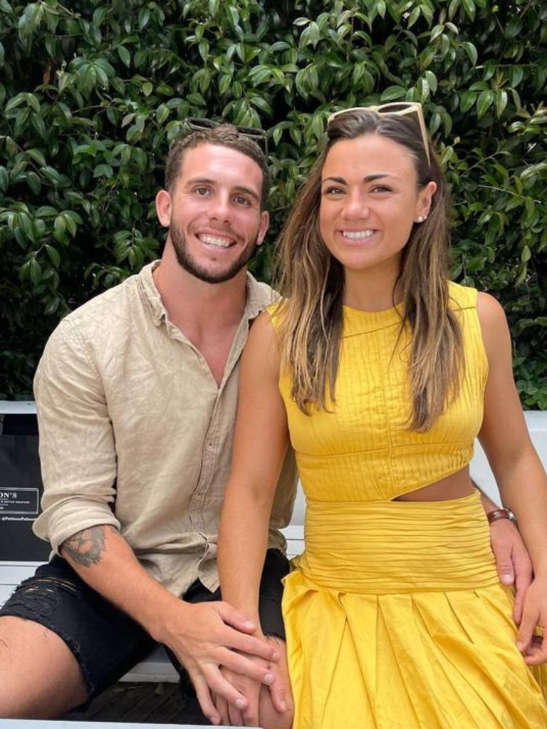 Millie Boyle with boyfriend, NRL player Adam Elliott. Photo: Instagram/ @millie_boyle