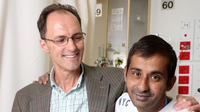 Bimal Deo and Dr Matthias Axt. Picture: David Swift