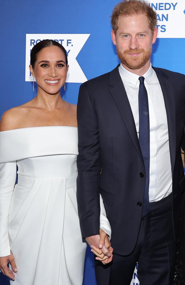 Meghan and Harry in New York this week. Picture: Mike Coppola/Getty Images