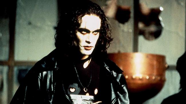 Brandon Lee in The Crow.