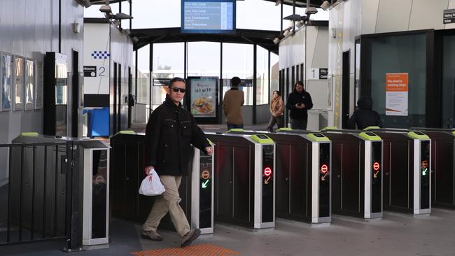 Springvale station has rocketed into the top ten stations for crime. Picture: Wayne Taylor