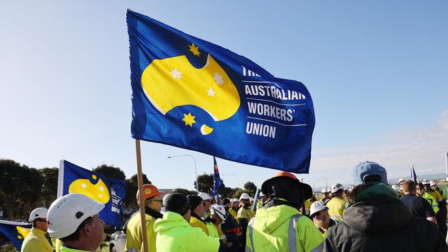 BAE Systems workers at the company’s Osborne shipyards in Adelaide are demanding a 30 per cent pay rise over three years. NCA NewsWire / David Mariuz