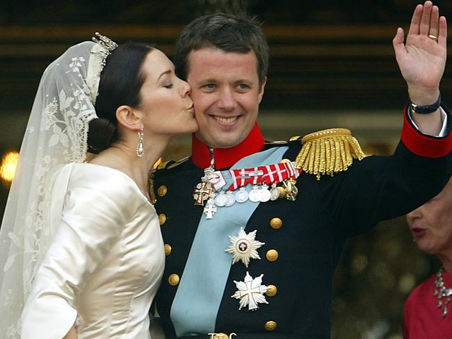 Crown Princess Mary (nee Donaldson) and her husband Danish Crown Prince Frederik make a good team. Picture: News Corp Australia