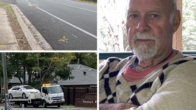 Little Mountain residents including Warwick Settree who heard a fatal motorcycle crash outside their homes on the Sunshine Coast have relived the horror incident.