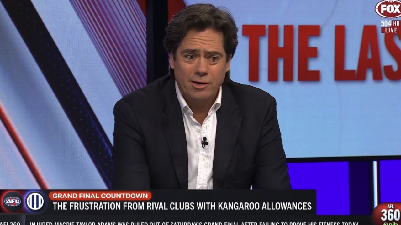 Gillon McLachlan responded to the critics on AFL 360.