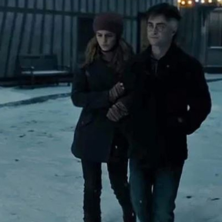 Harry Potter and Hermione Granger were seen outside the timber-framed home