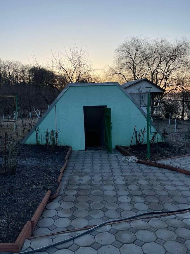 A photo taken of the bunker in the early hours of Friday morning. Picture: Supplied
