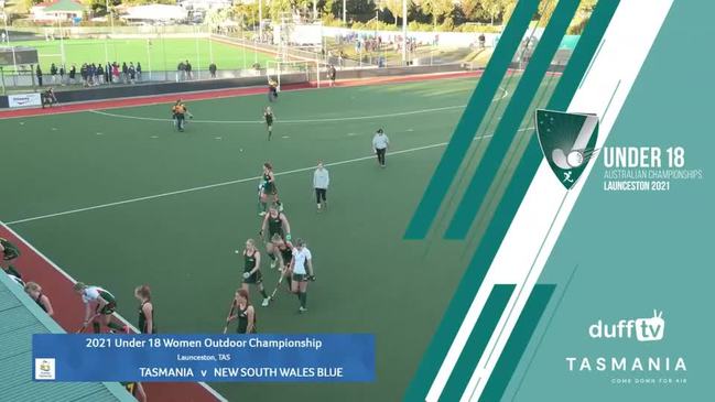 Replay: 2021 Australian Hockey Championships - Under 18 Girls - TAS vs NSWB