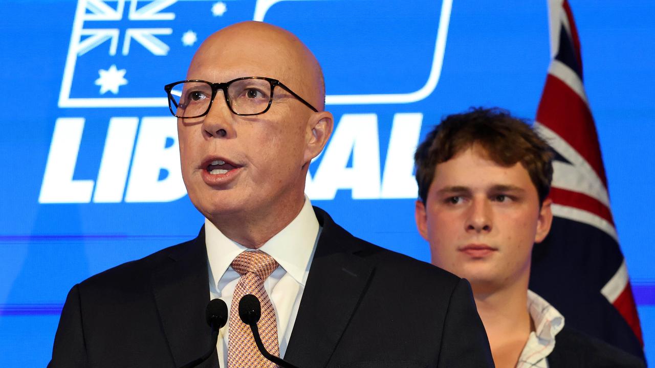 Outgoing Opposition Leader Peter Dutton has praised the woman who ousted him from his seat. Picture: Adam Head / NewsWire