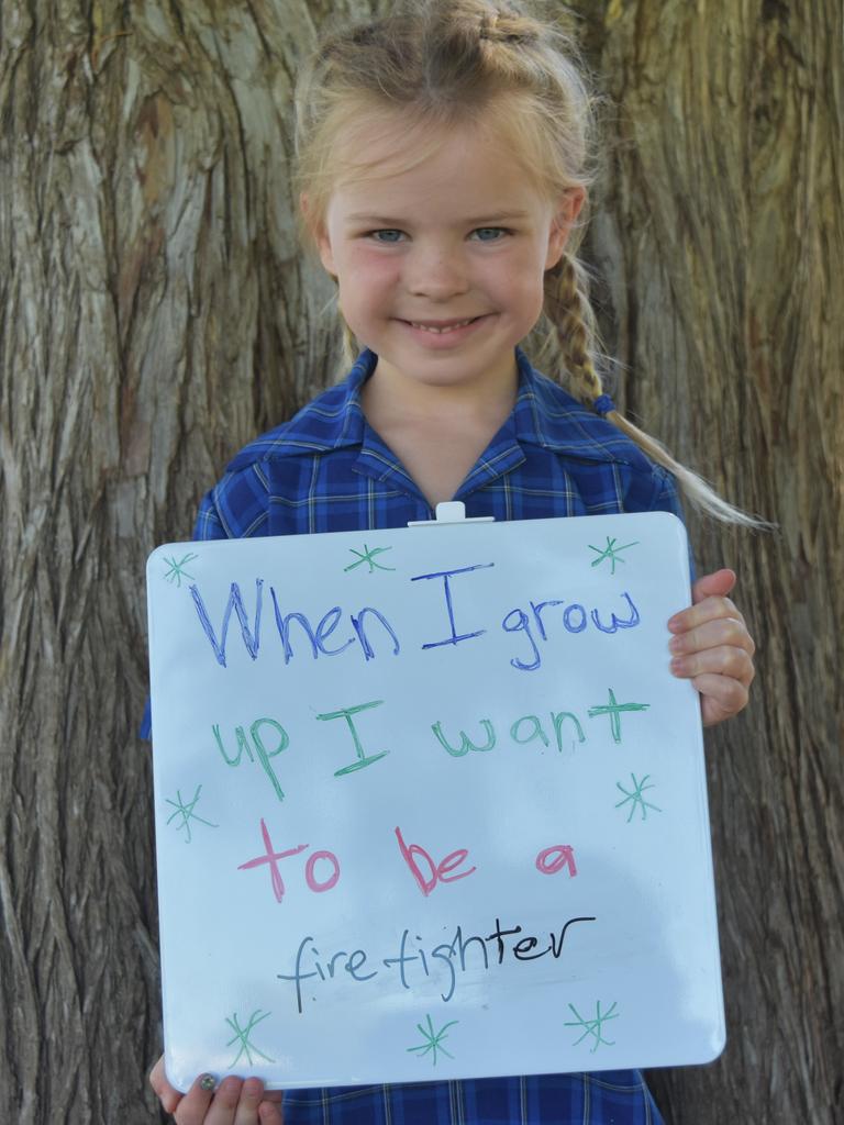 My First Year - South Wagga Public School students say what they would like to be when they grow up . Picture: Sam Turner