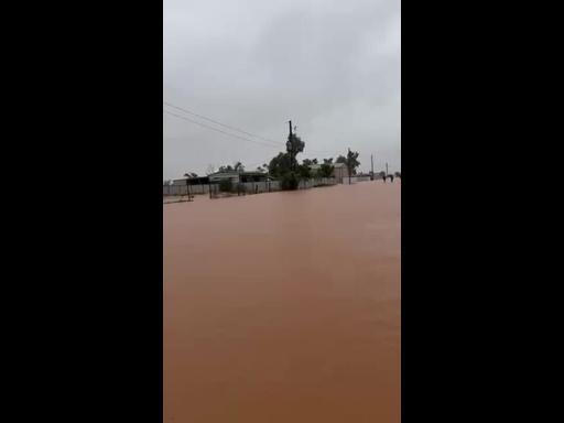 Floodwaters at Eromanga, Qld