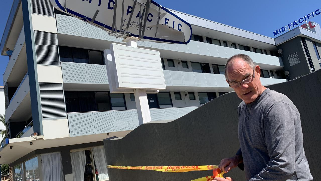 Ian Buckenarc from the Mid Pacific Motel. Picture: Janine Watson
