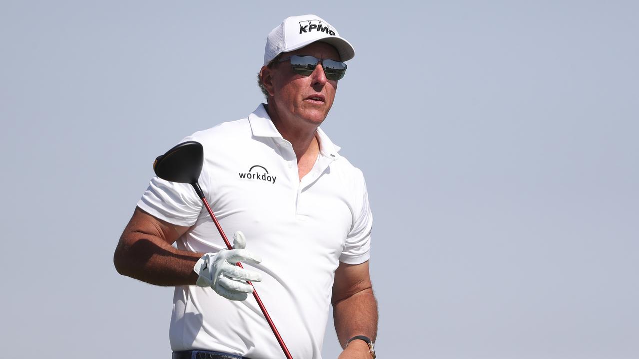 Phil Mickelson has copped flak for his links to the breakaway tour. Picture: Oisin Keniry/Getty Images