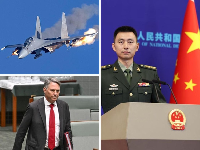 Tension between Beijing and Canberra has hit new heights following two Chinese aircrafts launching flares near a RAAF surveillance plane.