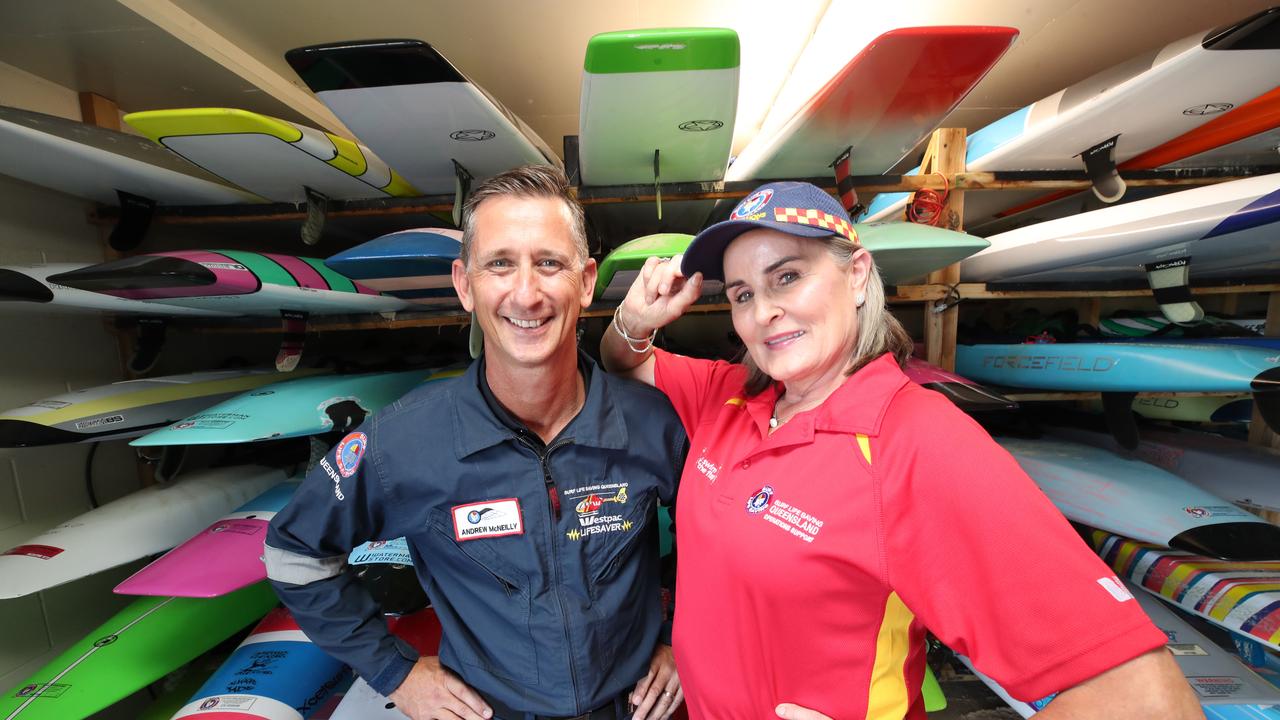 Andrew Paul McNeilly and Susan Maree Neil are both in line for honours on Australia Day (embargoed) for their work with surf lifesaving. Picture Glenn Hampson