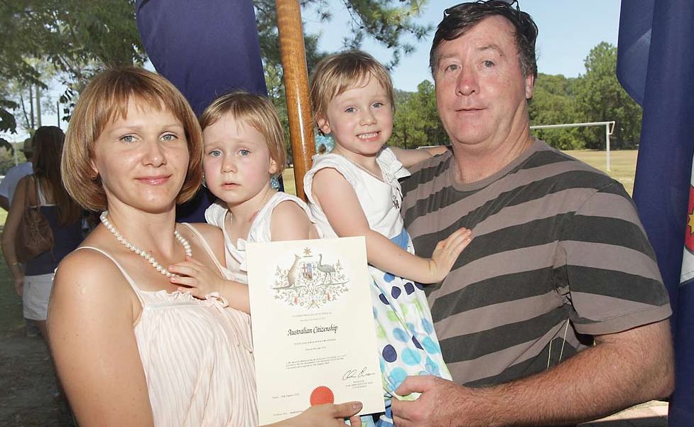 Svetlana, Sofie, Maria and John McIntosh.