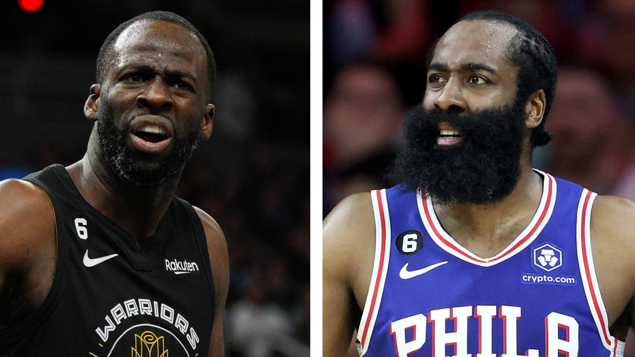 Draymond Green and James Harden both face big calls on their future. Picture: Getty