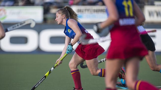 Talicia Canty of Brisbane against Gold Coast Picture: Kevin Farmer