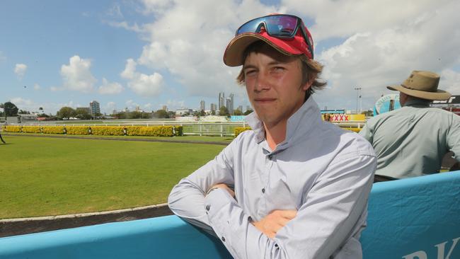 Trainer Ethan Ensby prepares Majestic Rapture who is looking to go back-to-back at Ballina on Sunday.